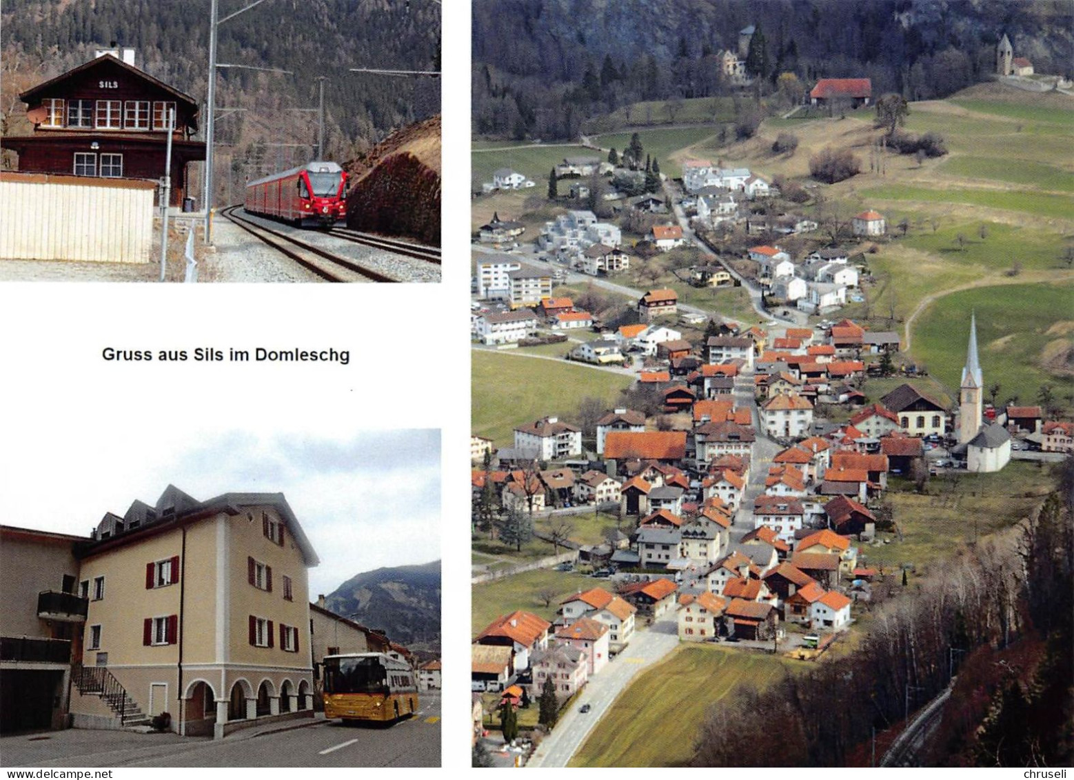 Sils  Postauto 3 Bild  Q Limitierte Auflage! - Sils Im Domleschg