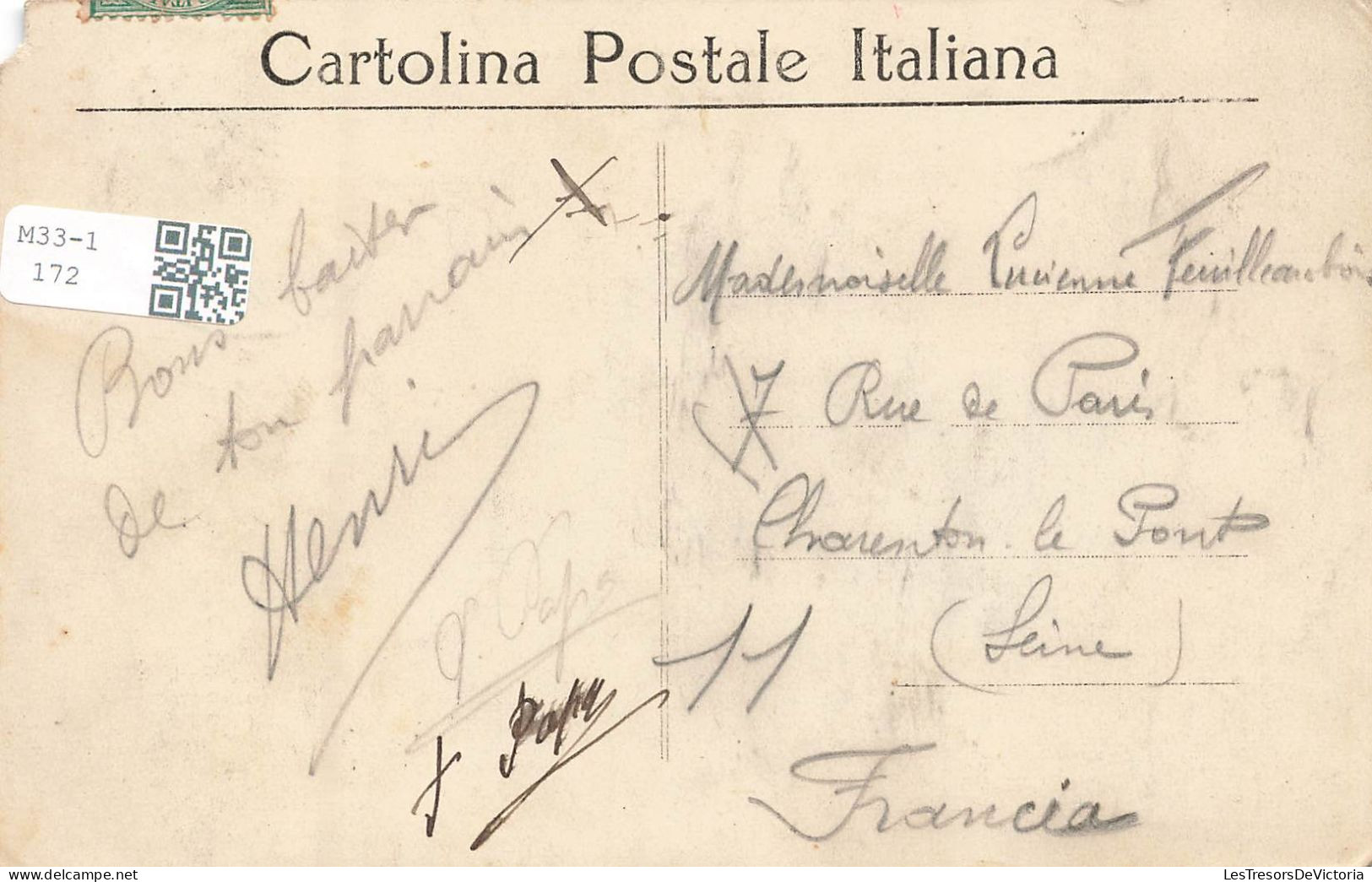 ITALIE - Ventimiglia - Mentore Visto Dai Balzi Rossi - Carte Postale Ancienne - Sonstige & Ohne Zuordnung