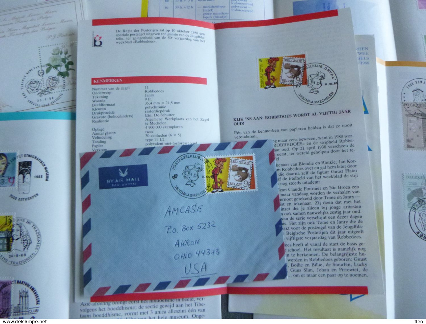 1988 Jaar Kompleet 16 Nl. FOLDERS NUMMERS 1 2 3 4  5  6 7  8  9 10 11 12   13  14  14bis 15 - Post Office Leaflets