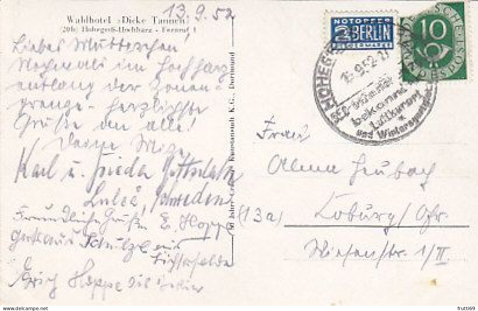 AK 193529 GERMANY - Hohegeiß / Hochharz - Blick Zum Hotel Dicke Tannen - Oberharz