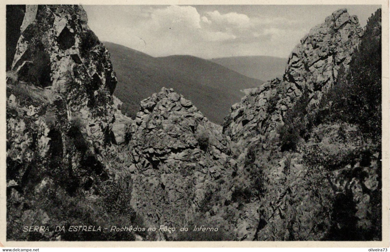 SERRA DA ESTRELA - Rochedos No Pôço Do Inferno - PORTUGAL - Guarda