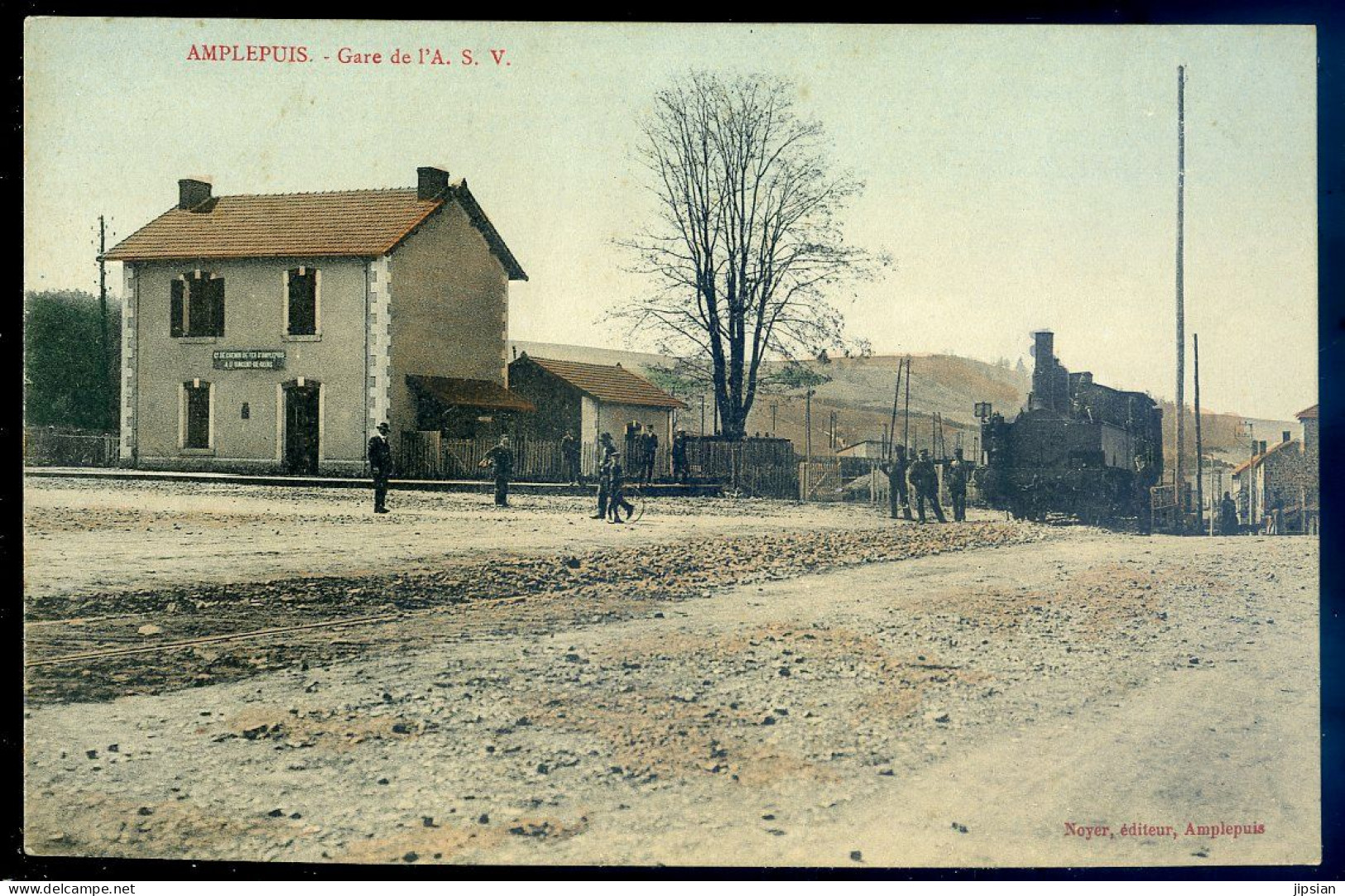 Cpa Du 69 Amplepuis Gare De L' A.S.V.    STEP5 - Amplepuis