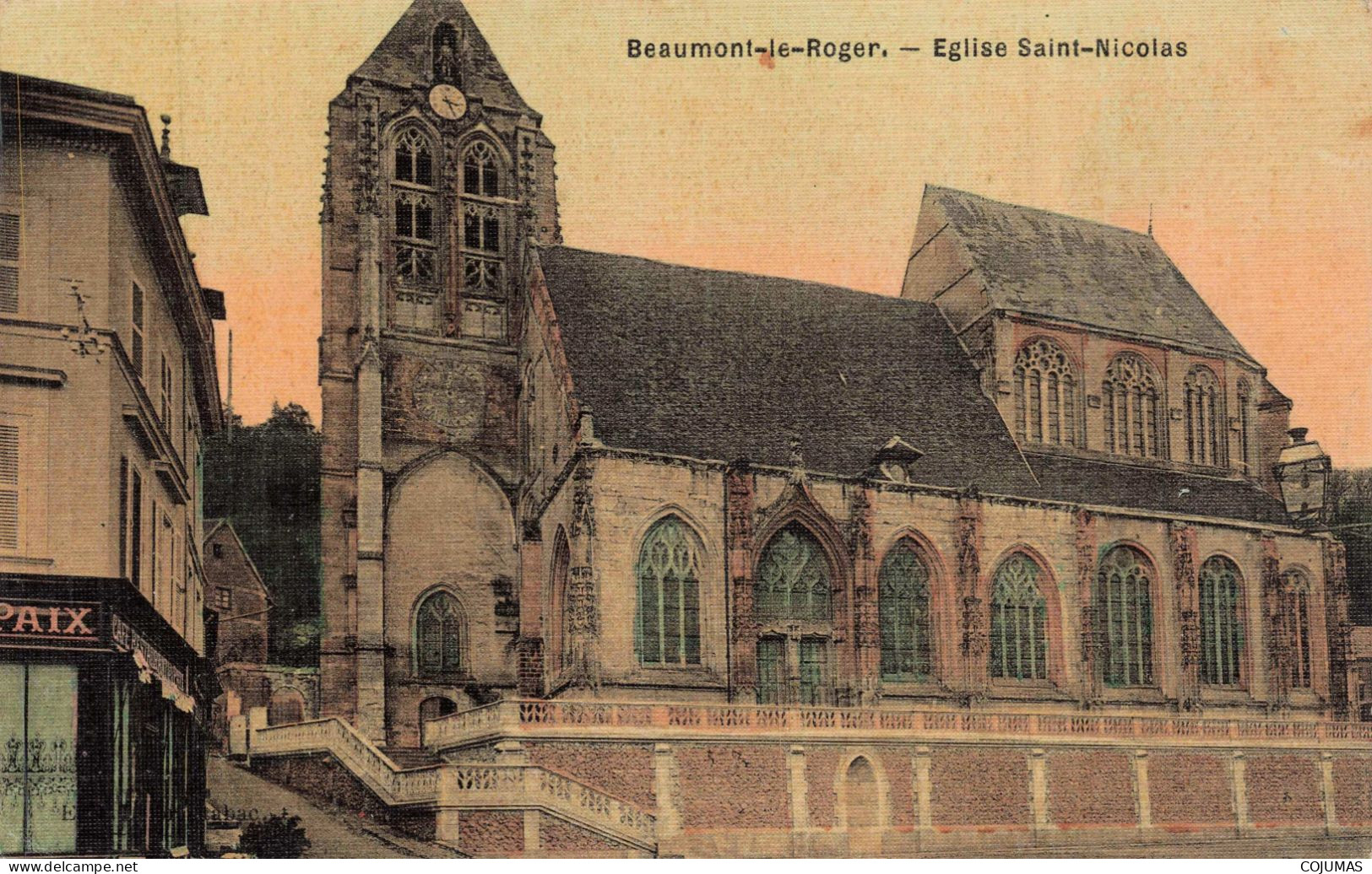 27 - BEAUMONT LE ROGER _S25027_ Eglise Saint Nicolas - Beaumont-le-Roger