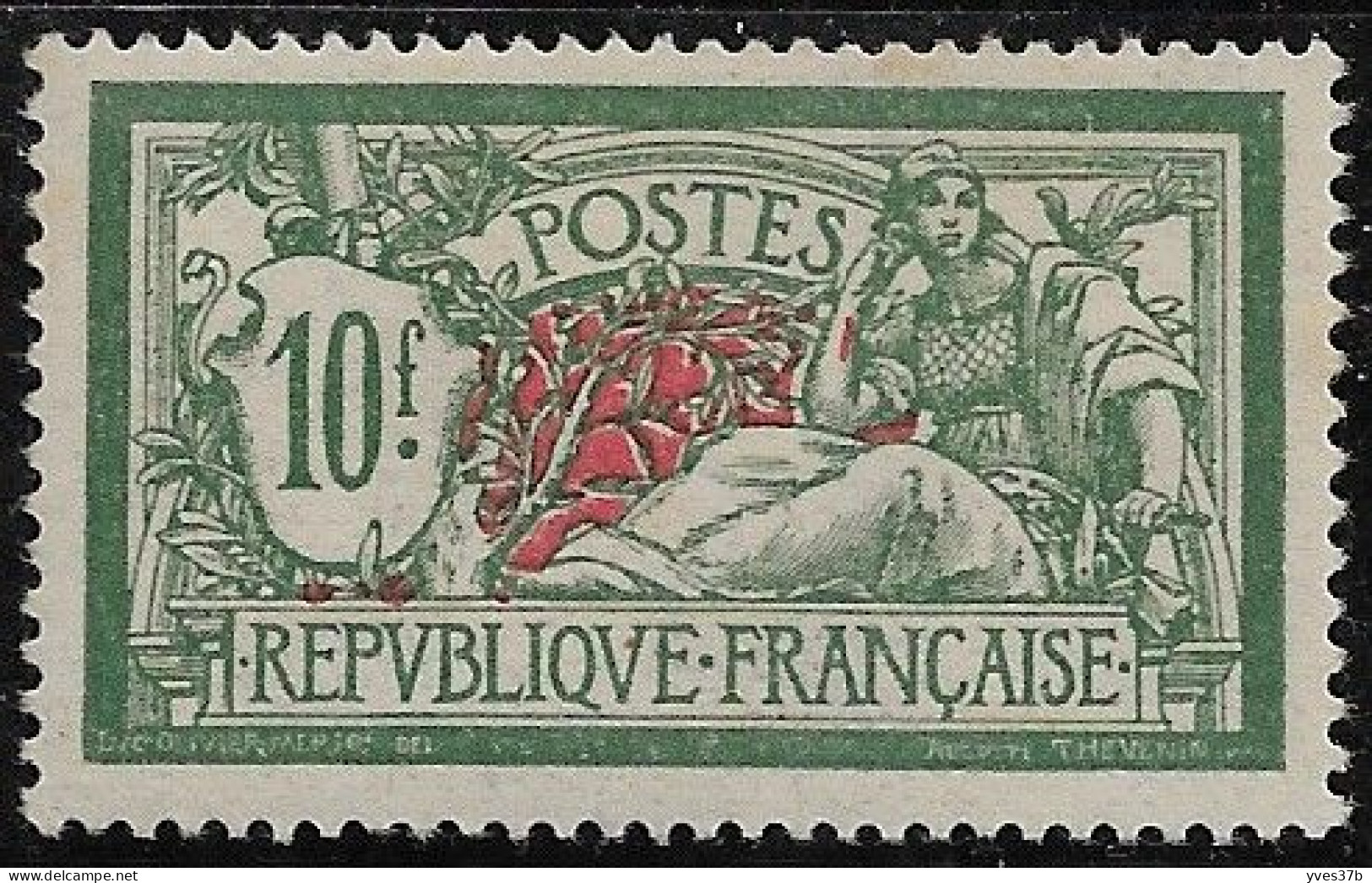 FRANCE N°207 "10frs Merson" Vert Et  Rouge - Neuf** - Très Bon Centrage - SUP - - Nuovi