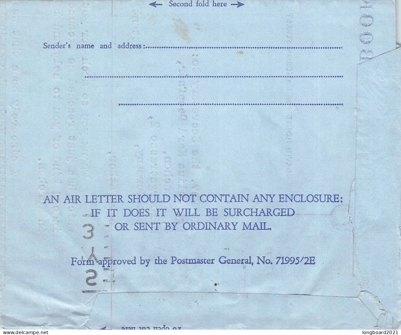 RHODESIA & NYASSALAND - AEROGRAMME 1963 - MÜNCHEN/DE / 710 - Rhodesien & Nyasaland (1954-1963)