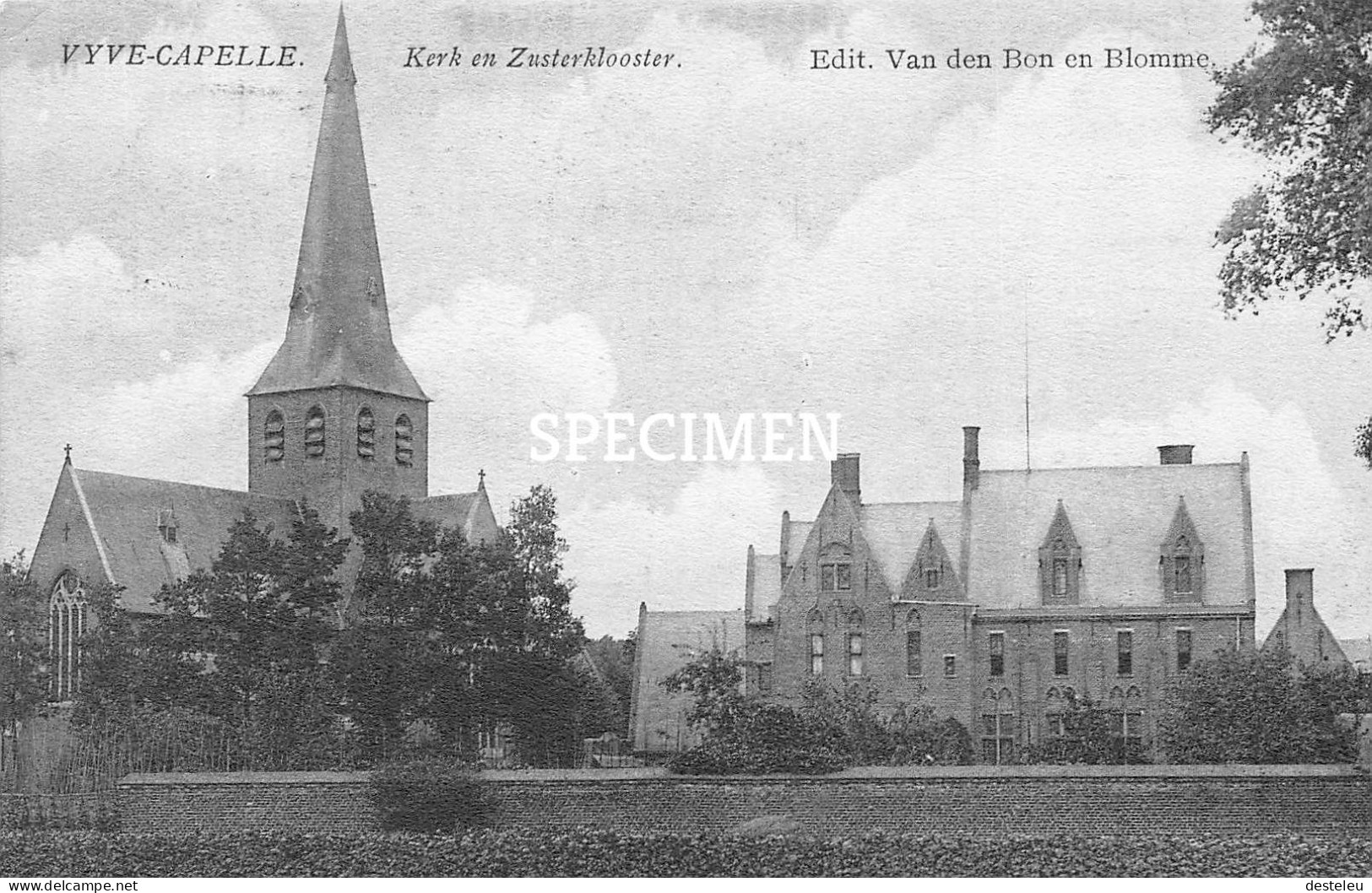 Kerk En Zusterklooster -  Vyve-Capelle - Vivenkapelle - Damme