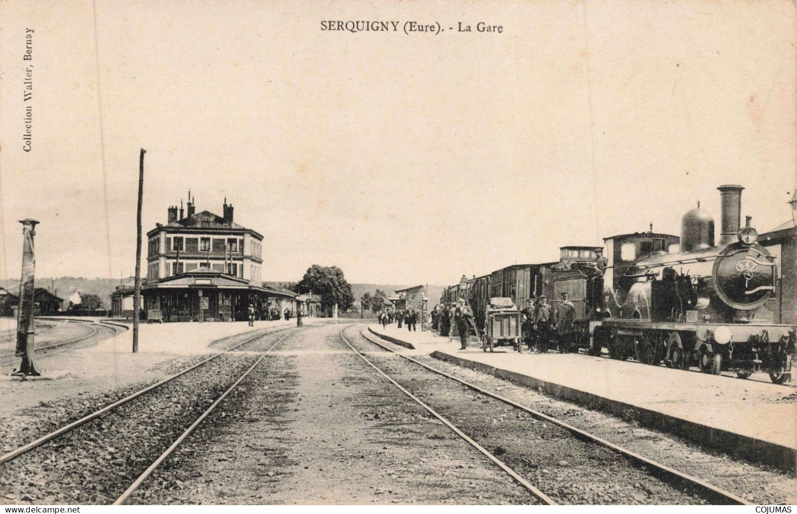 27 - SERQUIGNY _S25037_ La Gare - Train - Serquigny