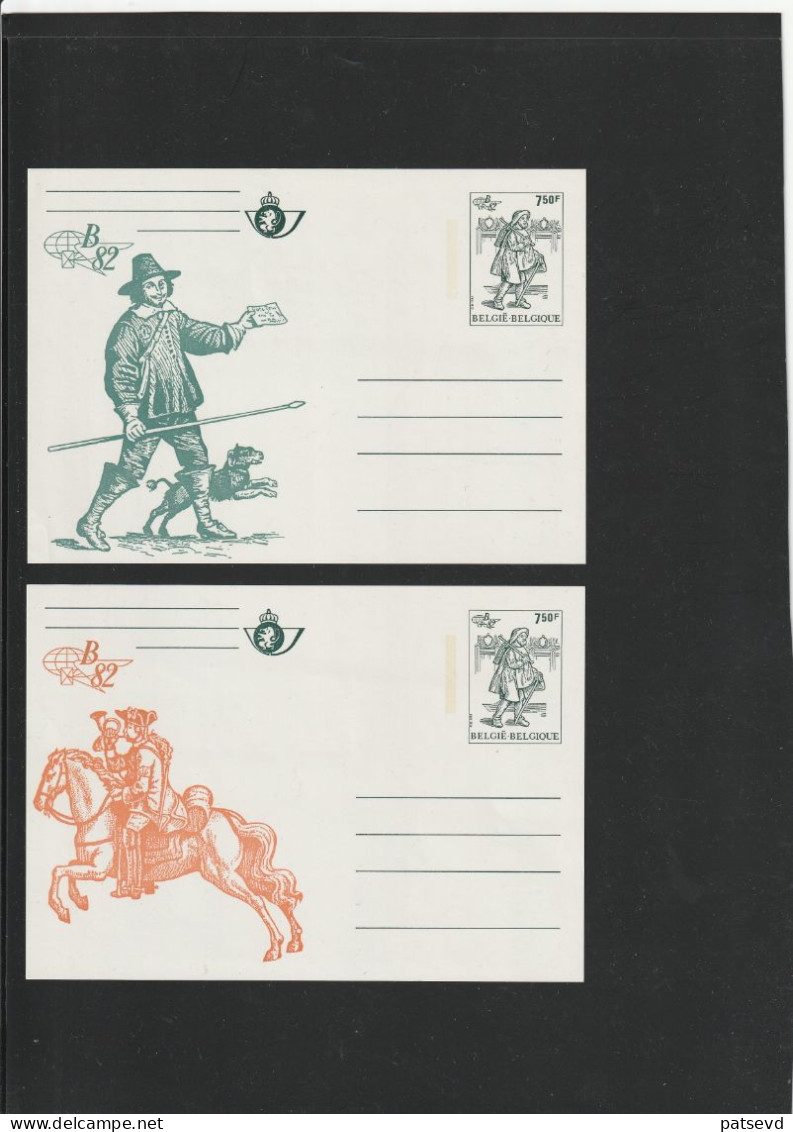 BK 28/33 Cartes Postales /Briefkaarten  Belgica 82 ** (3 Scans) - Cartes Postales 1951-..