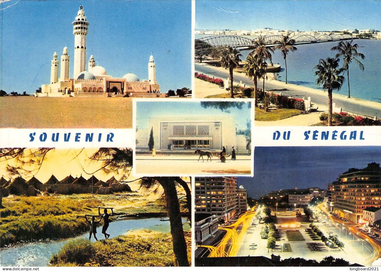 SENEGAL - PICTURE POSTCARD 1977 - ASPERG/DE / 721 - Senegal (1960-...)