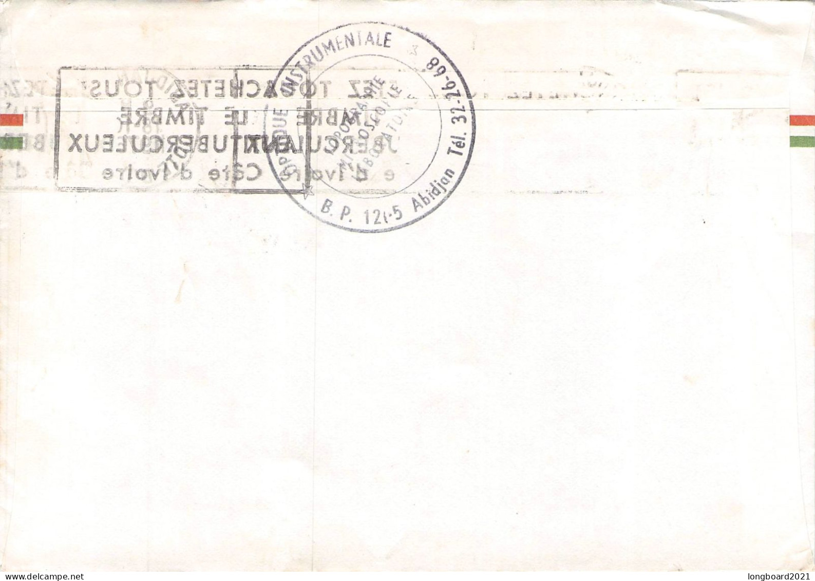 COTE D*IVOIRE - AIRMAIL 1976 - WETZLAR/DE / 723 - Costa D'Avorio (1960-...)