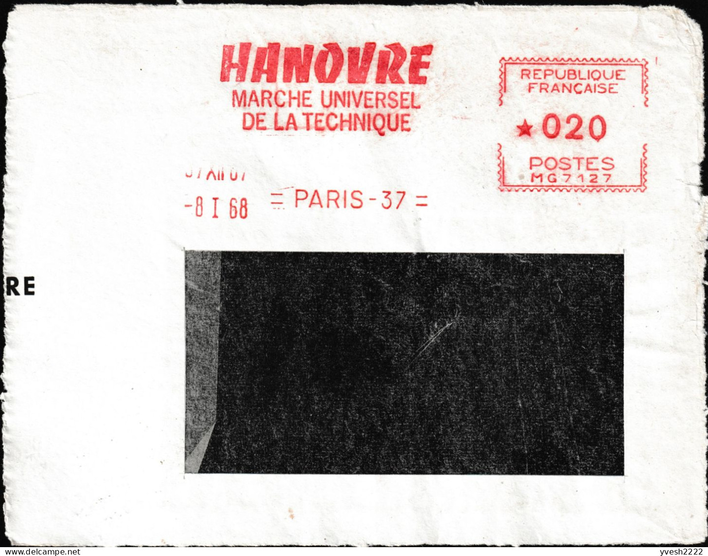 France 1968. EMA La Foire De Hanovre, Hannover Messe, Le Plus Grand Salon De La Technologie Industrielle - Informática