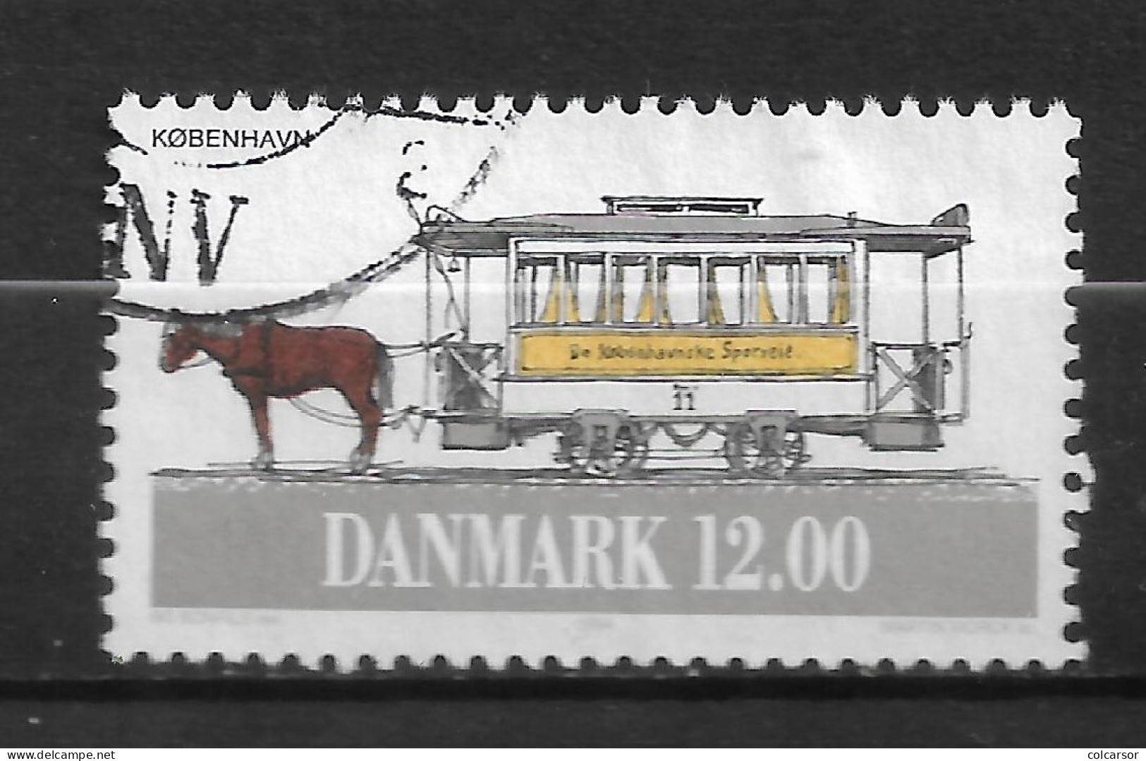 DANEMARK  N   1086  " TRAMWAY " - Usado