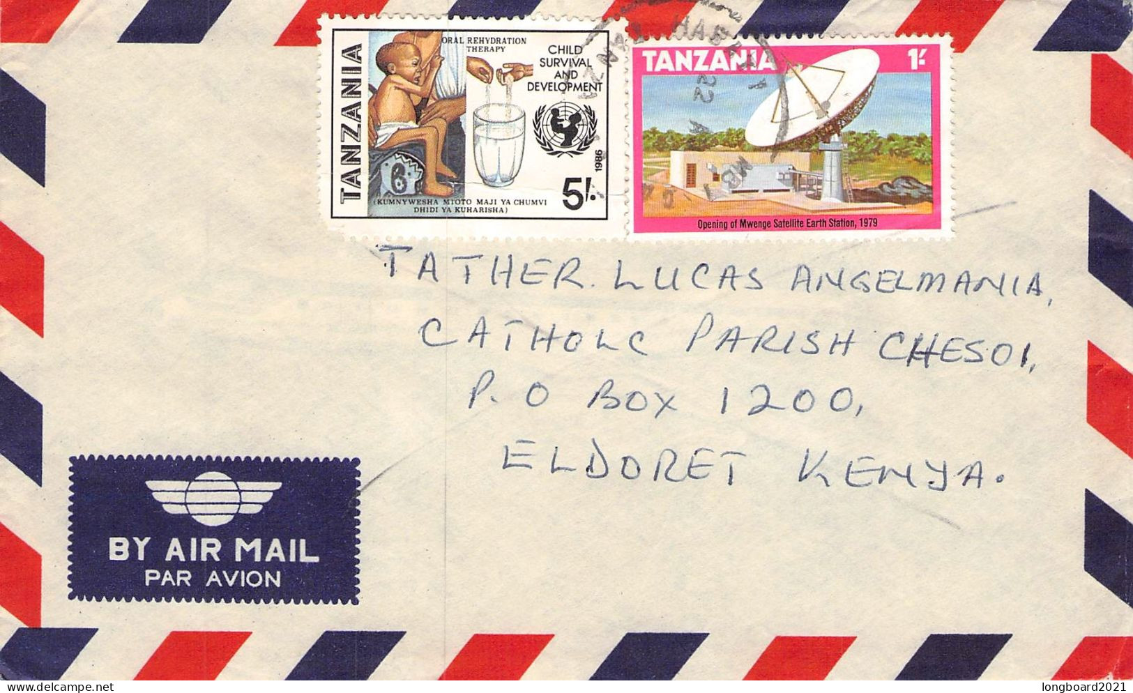 TANZANIA - AIRMAIL - ELDORET/KENYA / 731 - Tanzania (1964-...)