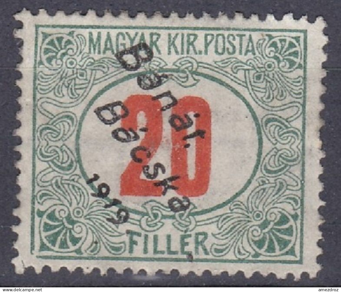 Hongrie Banat Bacska Taxe 1919  5 * (K12) - Banat-Bacska