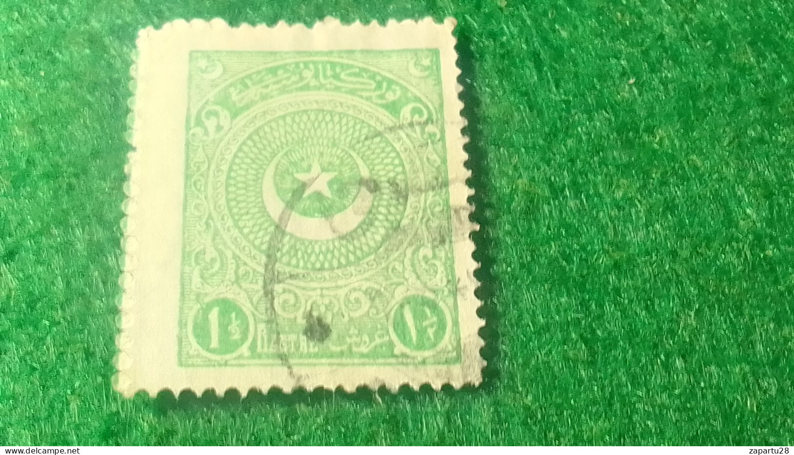 TÜRKİYE- 1922   AYYILDIZ     1.50    PİA    DAMGALI - Gebruikt