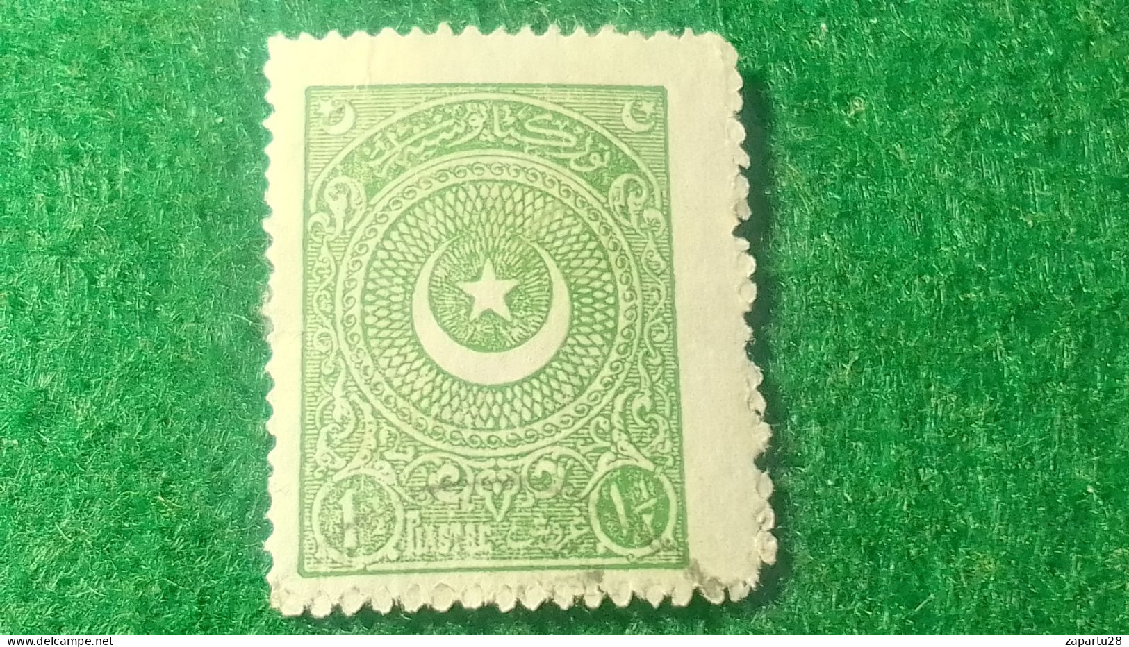 TÜRKİYE- 1922   AYYILDIZ     1.50    PİA    DAMGALI - Used Stamps