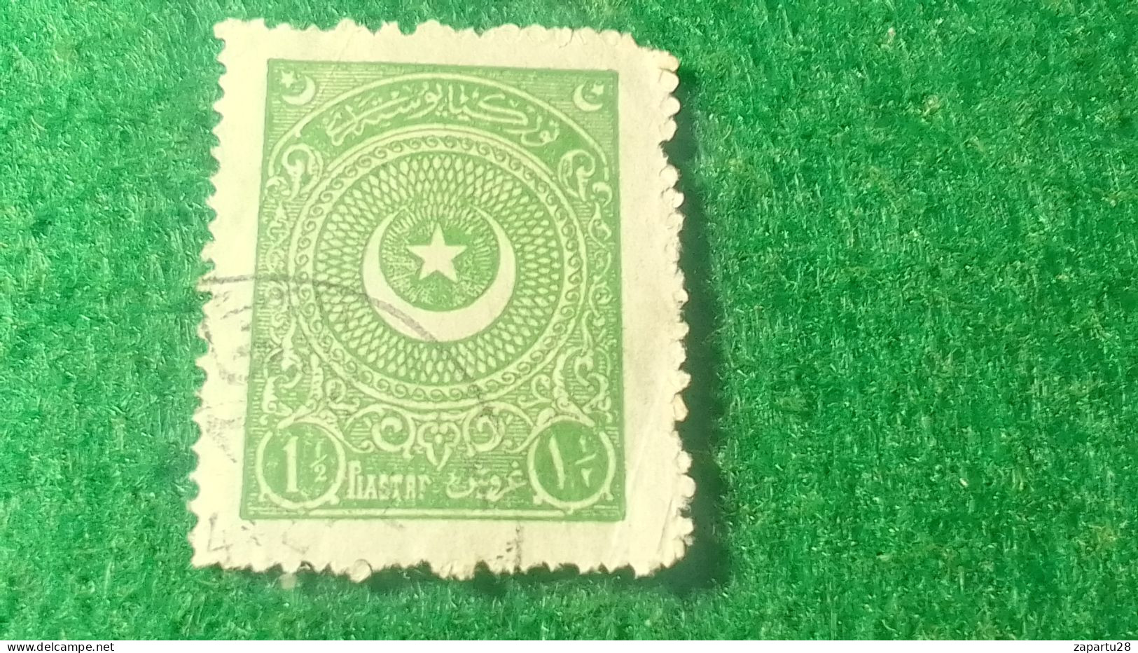 TÜRKİYE- 1922   AYYILDIZ     1.50    PİA    DAMGALI - Gebraucht