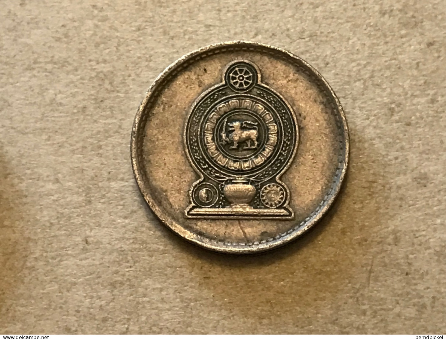Münze Münzen Umlaufmünze Sri Lanka 25 Cents 1975 - Sri Lanka