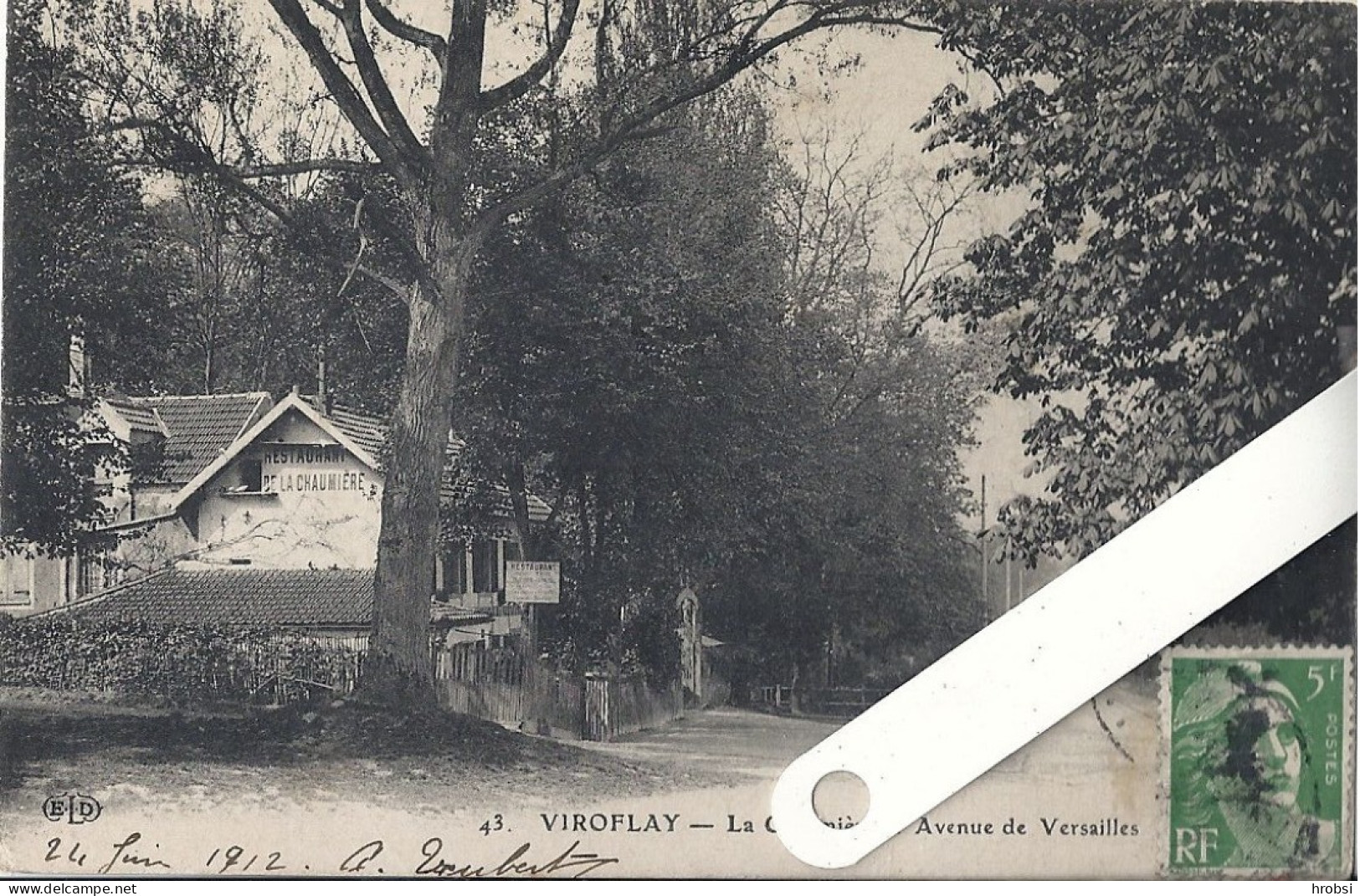 78 Viroflay,  Avenue De Versailles, Le Restaurant De La Chaumière - Viroflay