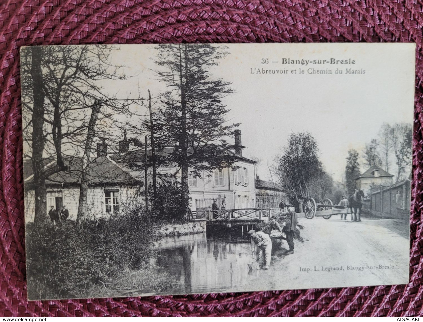 Blangy-sur-bresle , Abreuvoir Et Chemin Du Marais - Blangy-sur-Bresle