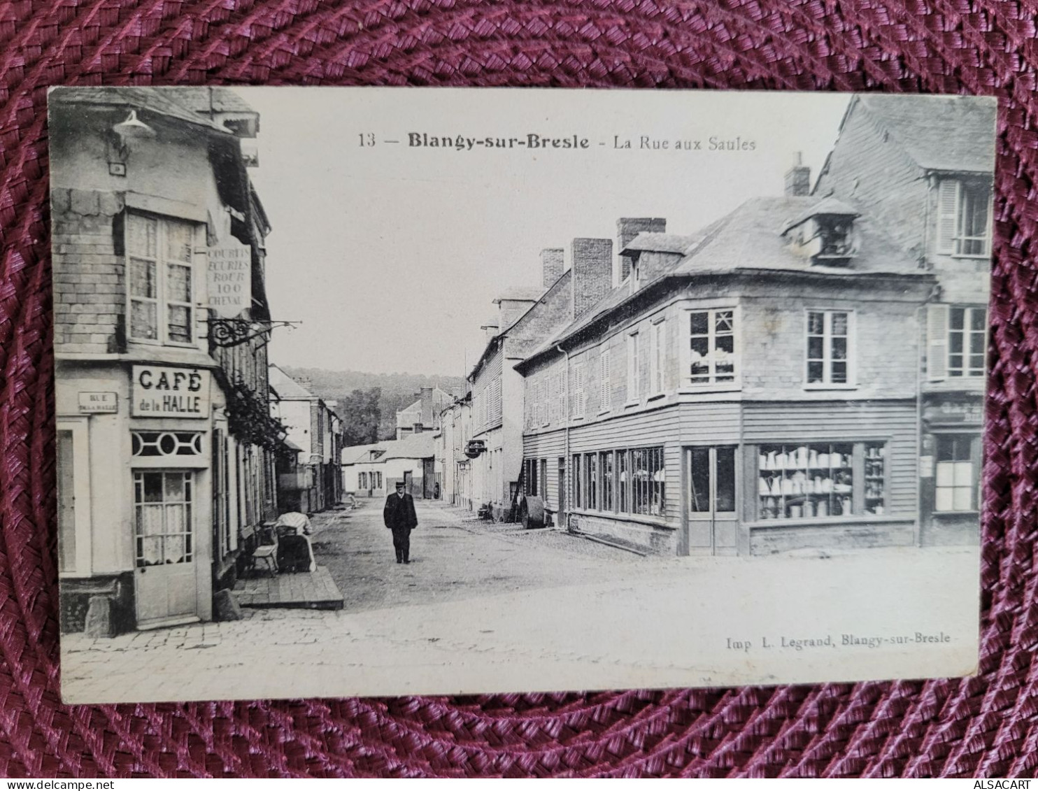 Blangy-sur-bresle , Rue Des Saules , Café De La Halle - Blangy-sur-Bresle