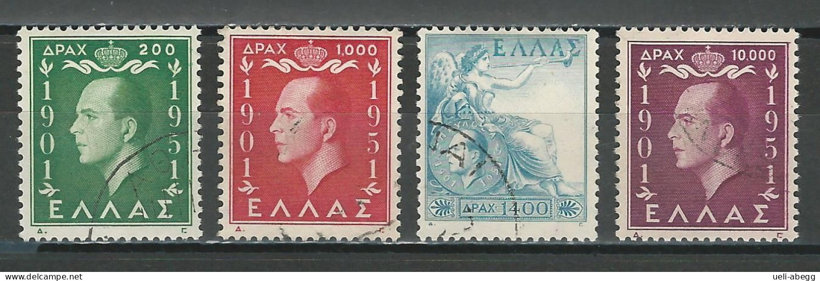 Griechenland Mi 592-95  O - Used Stamps