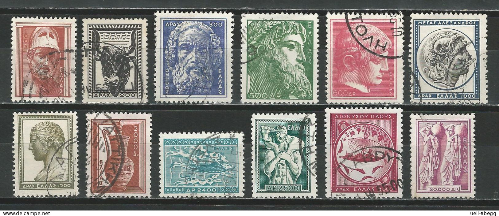 Griechenland Mi 603-14  O - Used Stamps