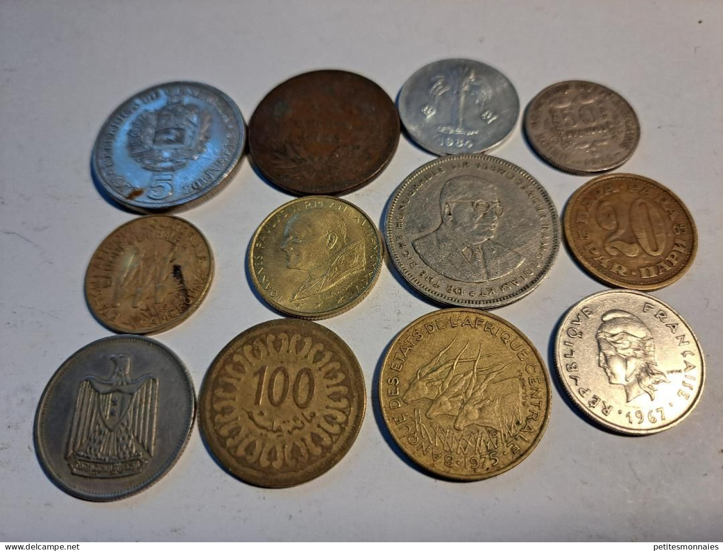 MONDE  Lot De 12 Monnaies ( 15 ) E - Kilowaar - Munten