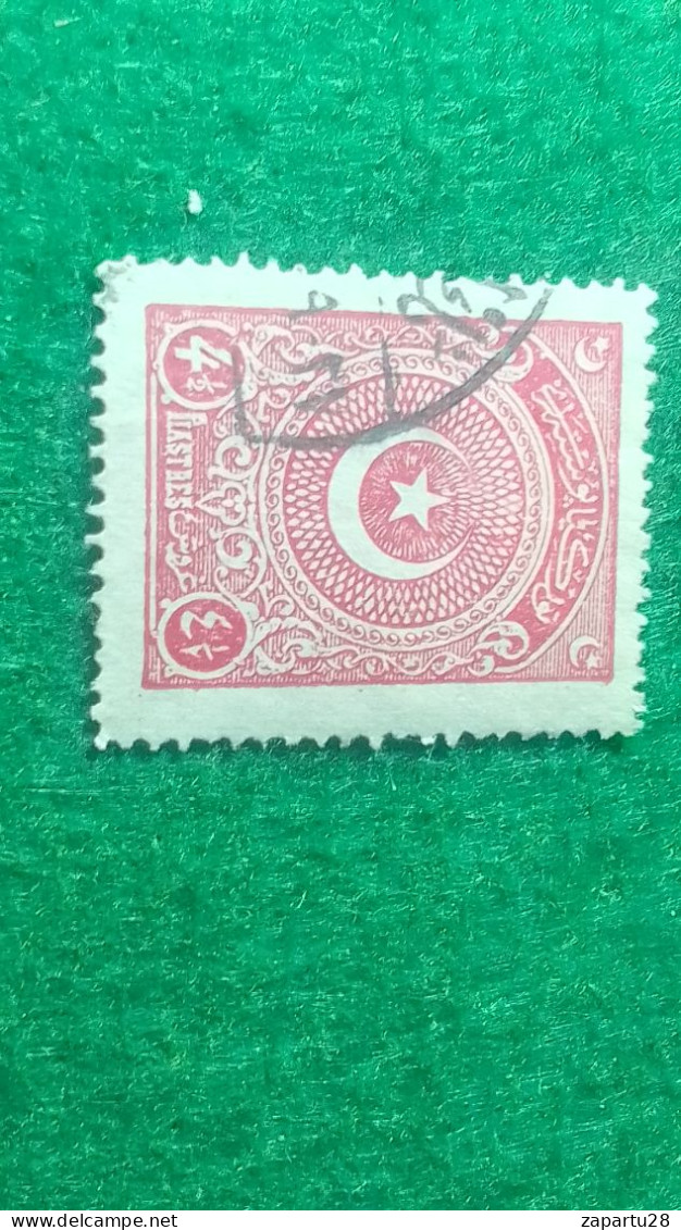 TÜRKİYE- 1922   AYYILDIZ     4. 1/2   PİA    DAMGALI - Gebraucht