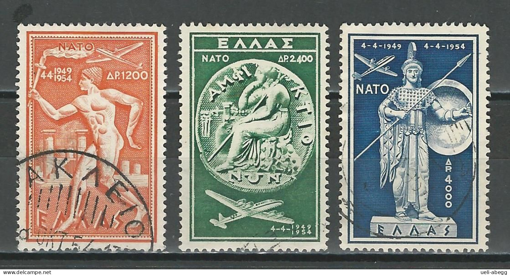 Griechenland Mi 615-17  O - Used Stamps