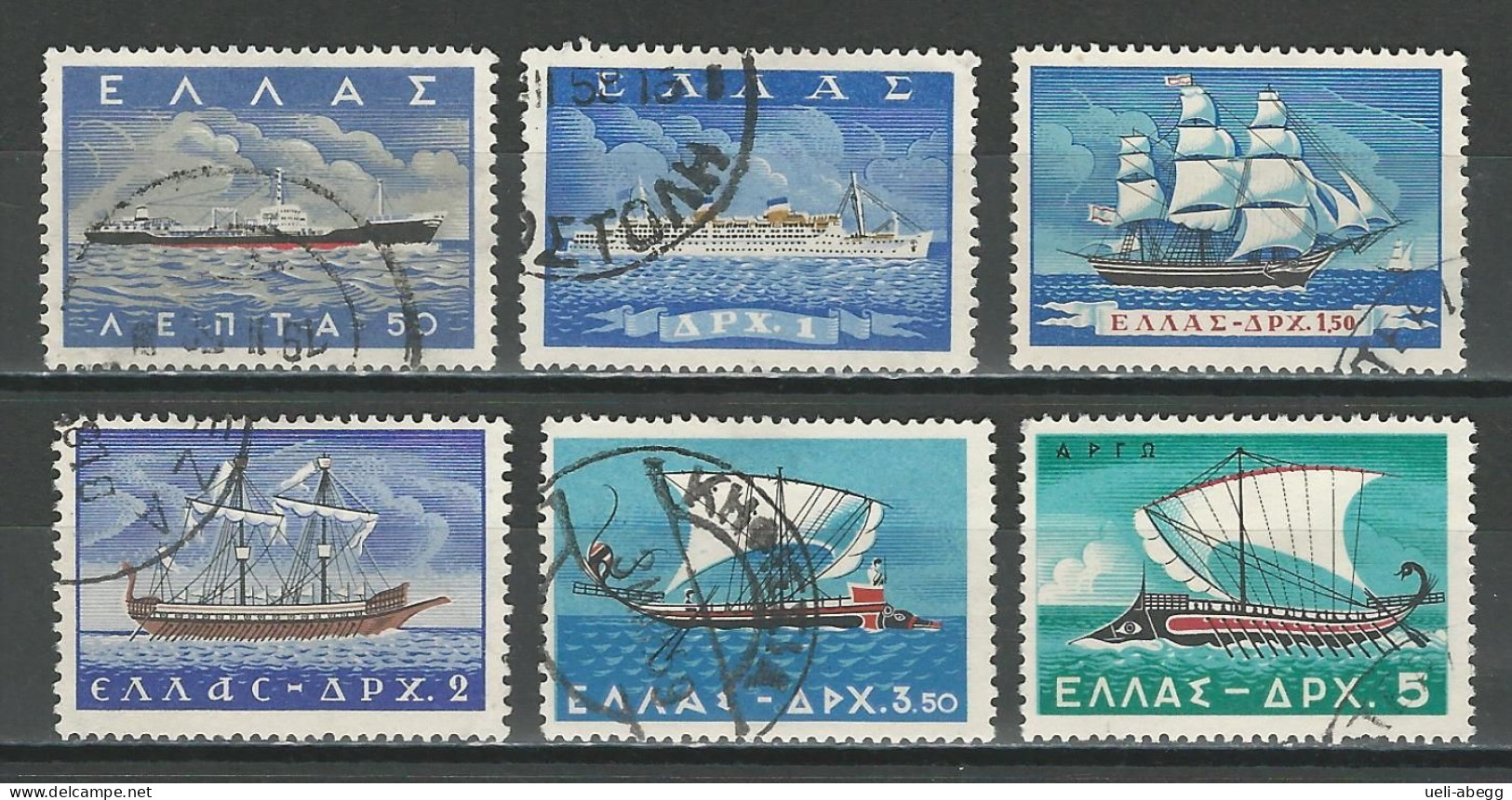 Griechenland Mi 668-73  O - Used Stamps