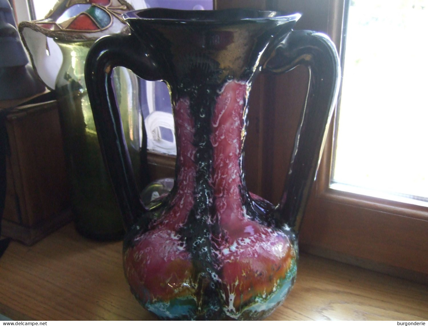 SUPERBE VASE EN CERAMIQUE / VALLAURIS ANCIEN / 28 CM - Vallauris (FRA)