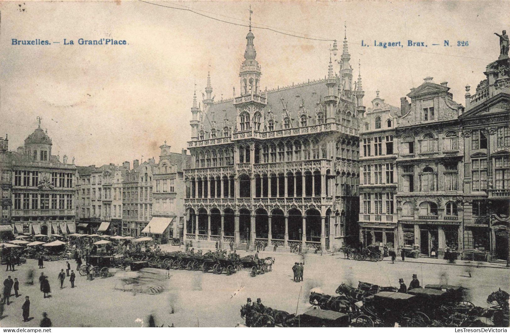 BELGIQUE - Bruxelles - La Grand Place - Carte Postale Ancienne - Marktpleinen, Pleinen