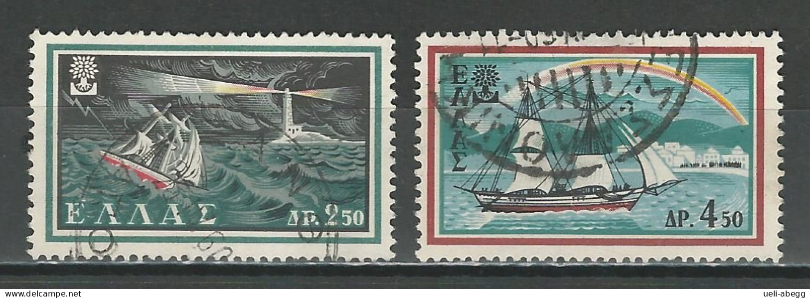 Griechenland Mi 724-25  O - Gebraucht