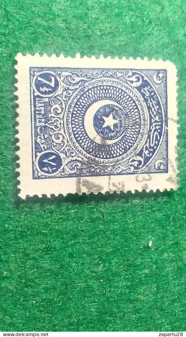 TÜRKİYE- 1922   AYYILDIZ     7.1/5  PİA    DAMGALI - Gebraucht