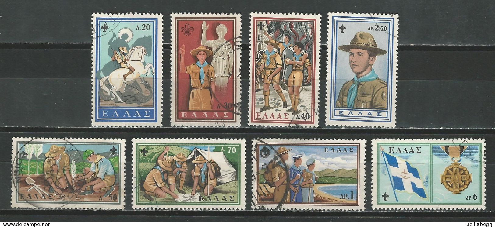 Griechenland Mi 726-33  O - Used Stamps