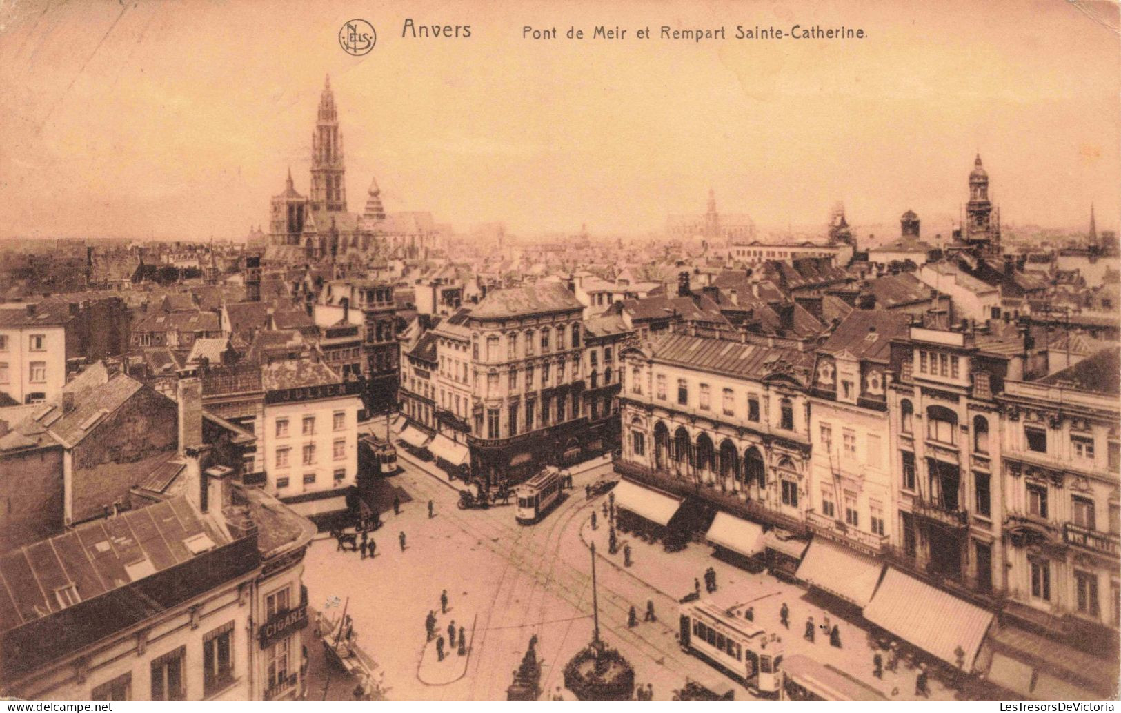 BELGIQUE - Anvers - Pont De Meir Et Rempart Sainte-Catherine - Carte Postale Ancienne - Antwerpen