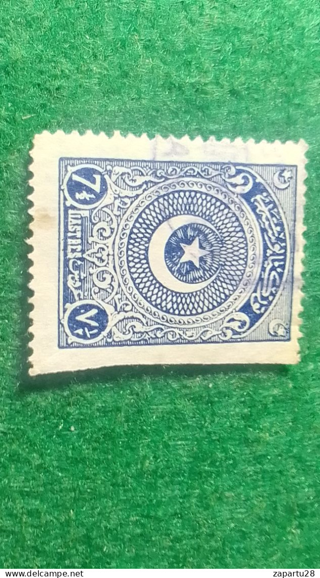 TÜRKİYE- 1922   AYYILDIZ     7.1/5  PİA    DAMGALI - Gebraucht