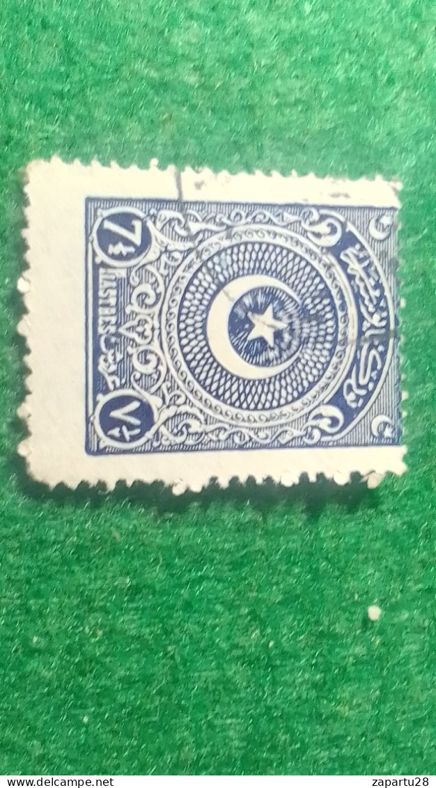 TÜRKİYE- 1922   AYYILDIZ     7.1/5  PİA    DAMGALI - Gebraucht