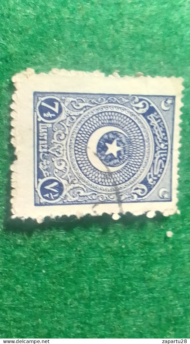 TÜRKİYE- 1922   AYYILDIZ     7.1/5  PİA    DAMGALI - Used Stamps