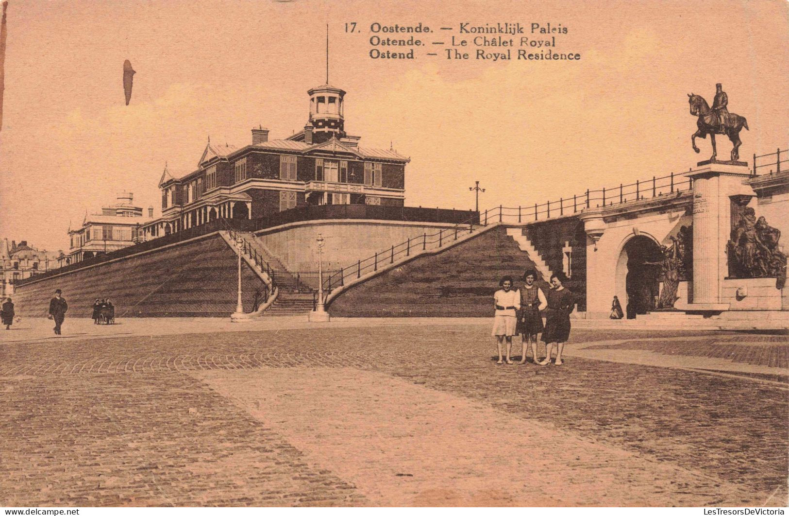 BELGIQUE - Ostende - Le Châlet Royal - Carte Postale Ancienne - Oostende