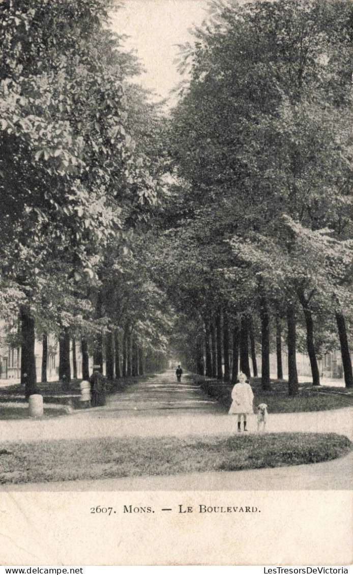 BELGIQUE - Mons - Le Boulevard - Carte Postale Ancienne - Mons