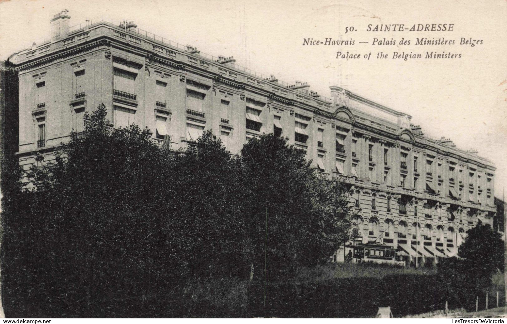 FRANCE - 76 - Sainte-Adresse - Nice-Havrais - Palais Des Ministères Belges - Carte Postale Ancienne - Sainte Adresse