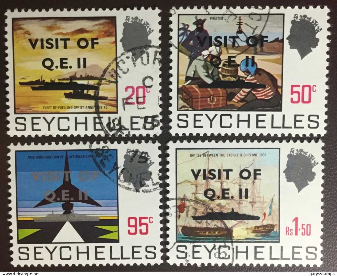 Seychelles 1975 Royal Visit FU - Seychelles (...-1976)