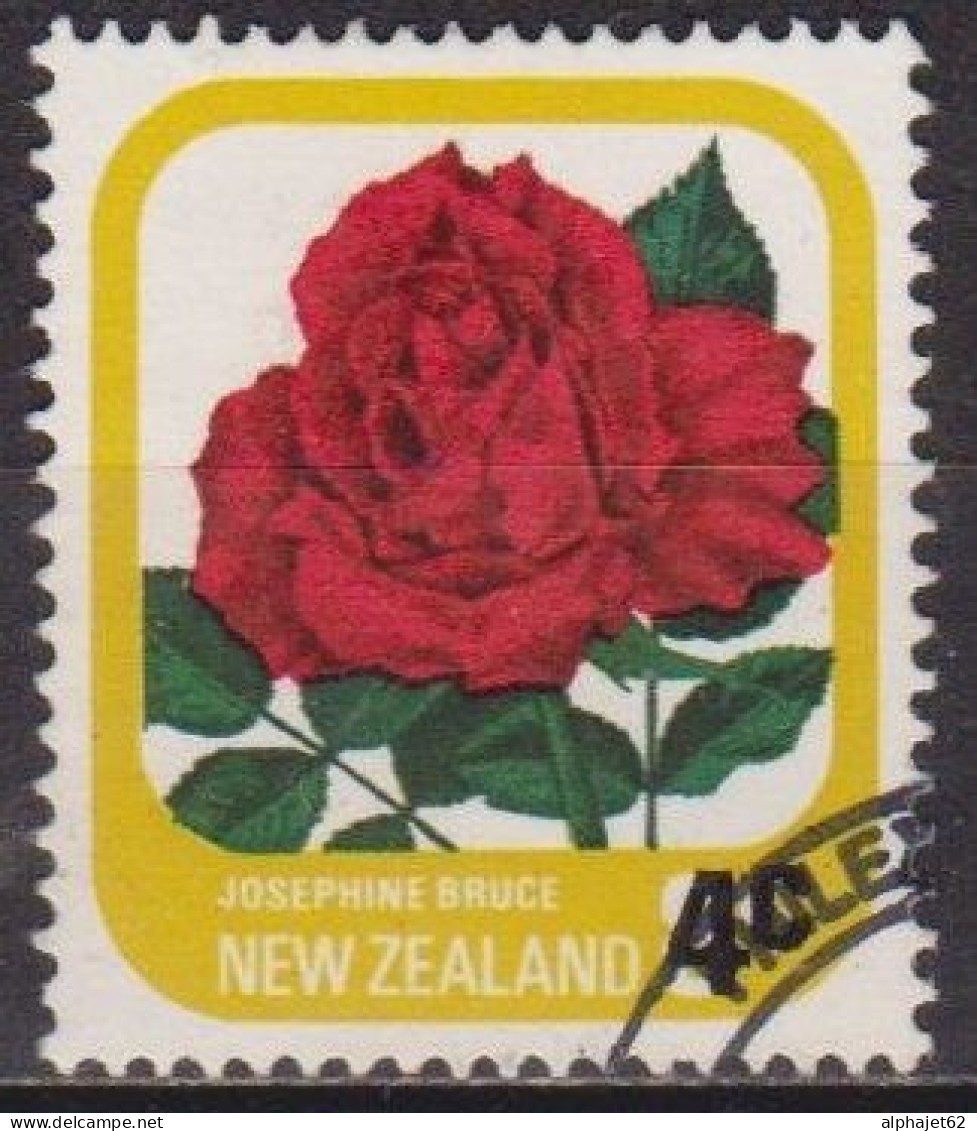 Fleurs, Flore - Roses - NOUVELLE ZELANDE - Joséphine Bruce - N° 652 - 1975 - Usados