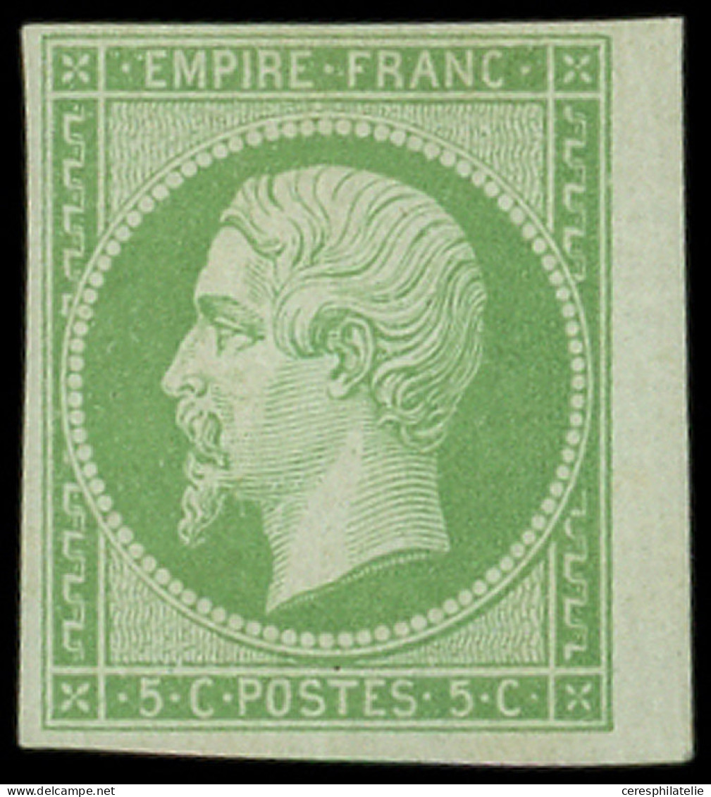 * EMPIRE NON DENTELE - 12    5c. Vert, Petit Bdf, TTB. C - 1853-1860 Napoléon III.