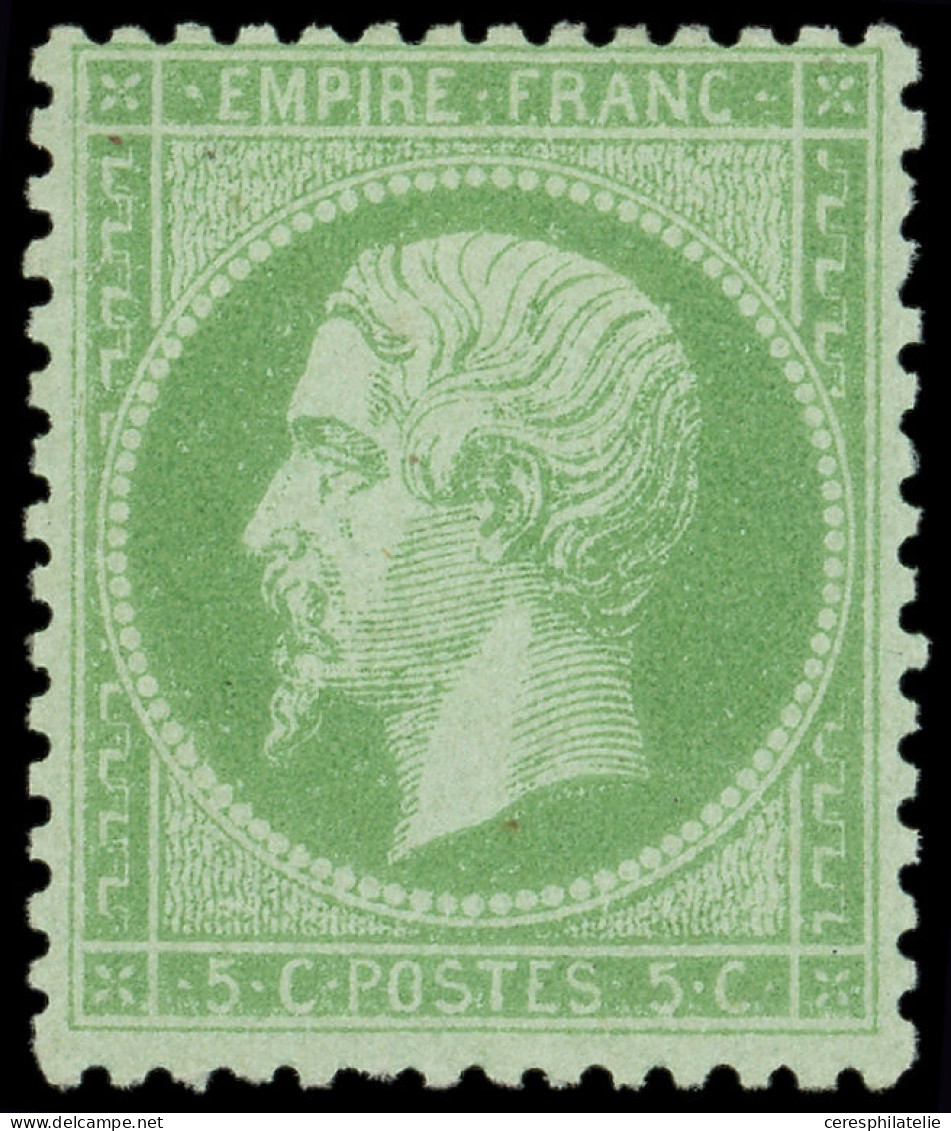 * EMPIRE DENTELE - 20    5c. Vert, Bon Centrage, TB. Br - 1862 Napoleone III