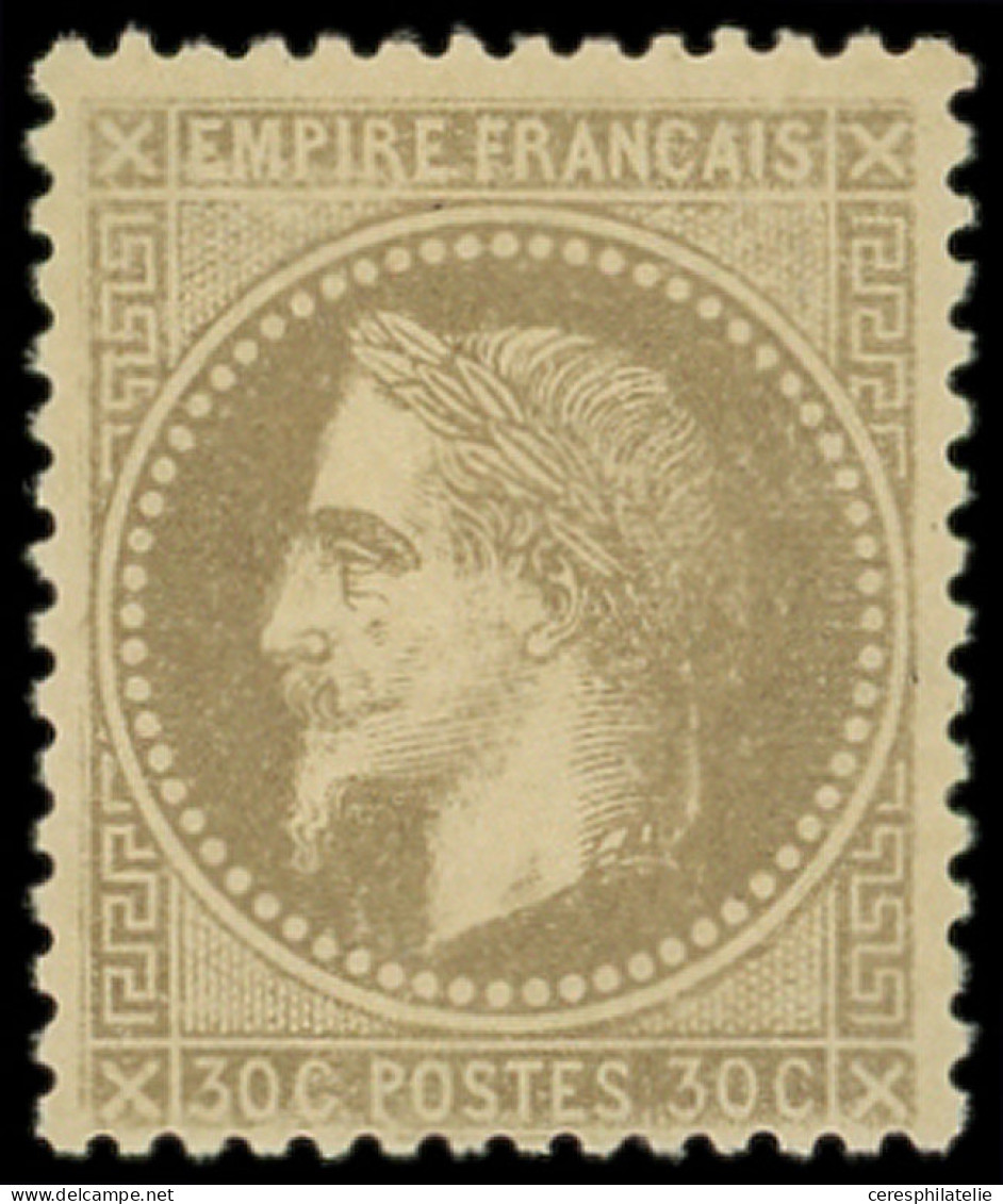 * EMPIRE LAURE - 30a  30c. Brun Clair, Bien Centré, Inf. Ch., TTB - 1863-1870 Napoleone III Con Gli Allori