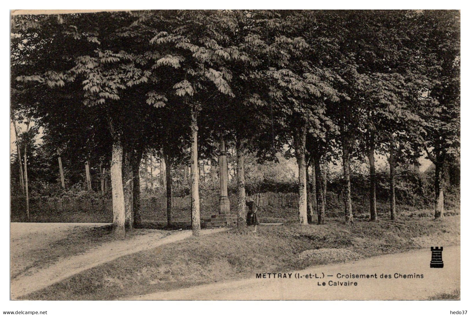 Mettray - Le Calvaire - Croisement Des Chemins - Mettray