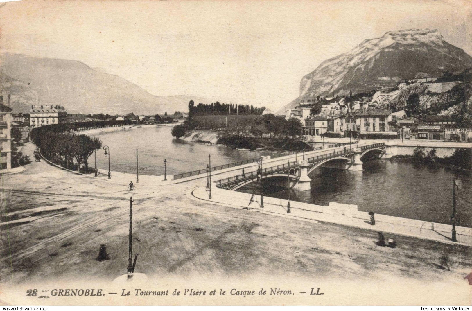 FRANCE - 38 - Grenoble - Le Tournant De L'Isère Et Le Casque De Néron - Carte Postale Ancienne - Grenoble